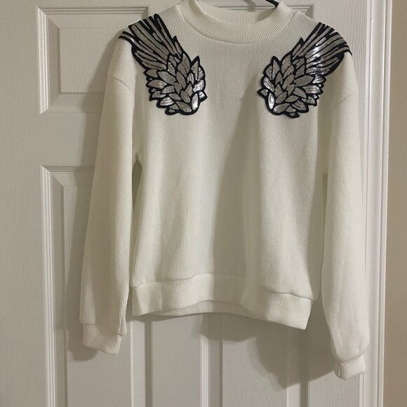 Sequin wing sweater - Picture 4 of 5